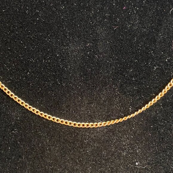 18" Gold-tone Chain Necklace Jewelry - Picture 2 of 5